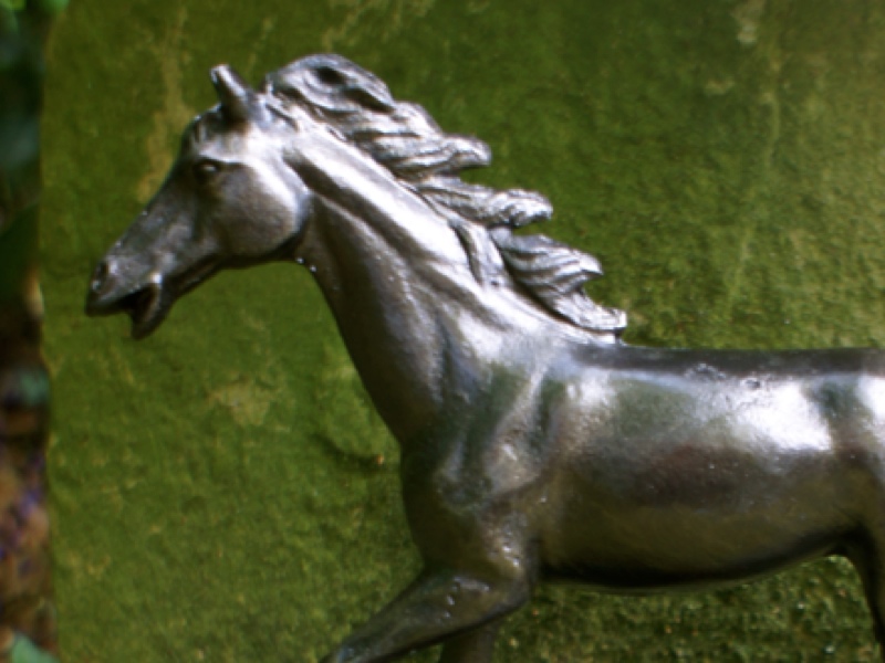 Pferde Skulptur, Bronze Figur, Schreibtisch Dekoration ( Pferd